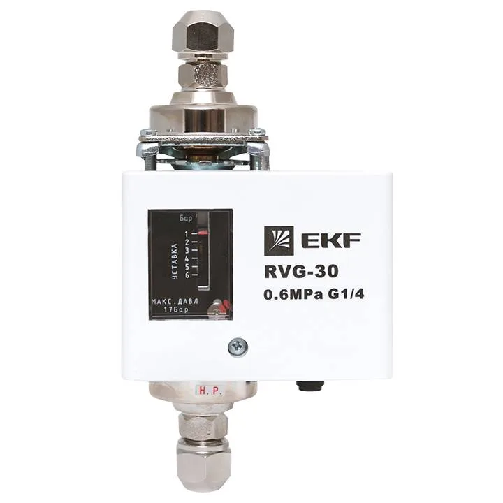 Реле перепада давления EKF RVG-30-0,6-4 (0,6 МПа) Реле перепада давления EKF RVG-30-0,6-4 (0,6 МПа)