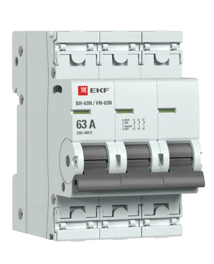 Выключатель нагрузки 3P 63А ВН-63N EKF PROxima Выключатель нагрузки 3P 63А ВН-63N EKF PROxima