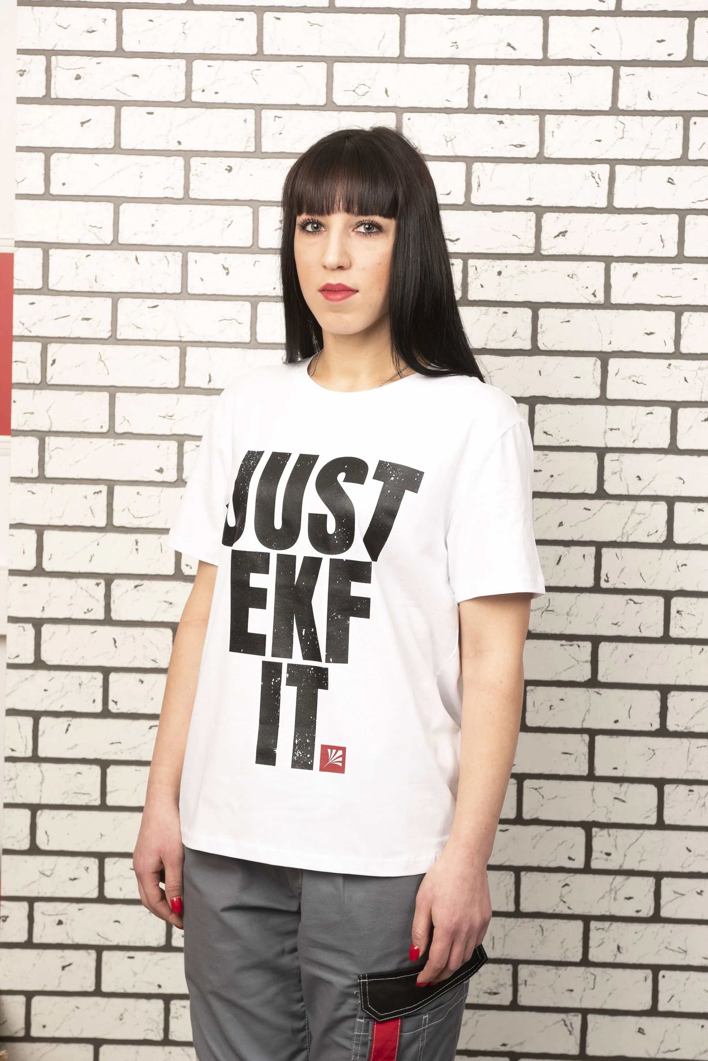 Футболка белая Just EKF it L Футболка белая Just EKF it L
