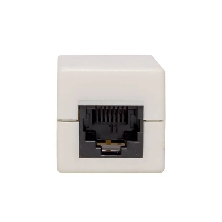 Адаптер проходной TERACOM Cat.5E неэкранированный RJ45-RJ45 белый Адаптер проходной TERACOM Cat.5E неэкранированный RJ45-RJ45 белый