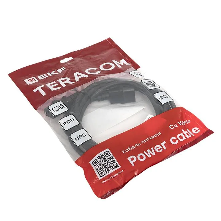 Кабель питания TERACOM для PDU IEC 60320 C13 - IEC 60320 C14 сечение 3x1,5мм2 250В 10A длина 3,0 метра Кабель питания TERACOM для PDU IEC 60320 C13 - IEC 60320 C14 сечение 3x1,5мм2 250В 10A длина 3,0 метра