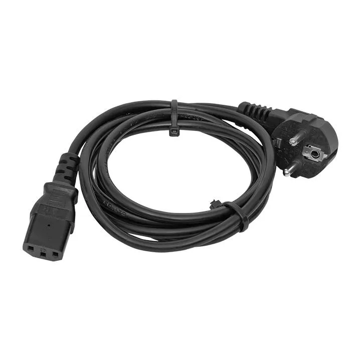 Кабель питания TERACOM для PDU IEC 60320 C13 - CEE 7/7 (Schuko) сечение 3x1,5мм2 250В 10A длина 2,0 метра Кабель питания TERACOM для PDU IEC 60320 C13 - CEE 7/7 (Schuko) сечение 3x1,5мм2 250В 10A длина 2,0 метра