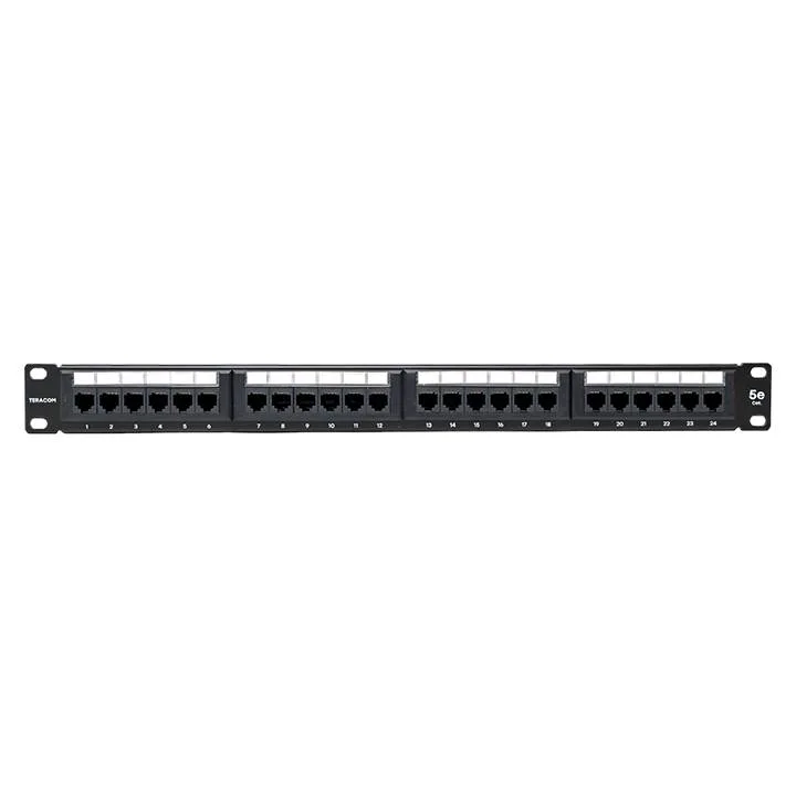 Патч-панель TERACOM 19'' Cat.5E 1U неэкранированная UTP 24 порта RJ-45 110 IDC Патч-панель TERACOM 19'' Cat.5E 1U неэкранированная UTP 24 порта RJ-45 110 IDC