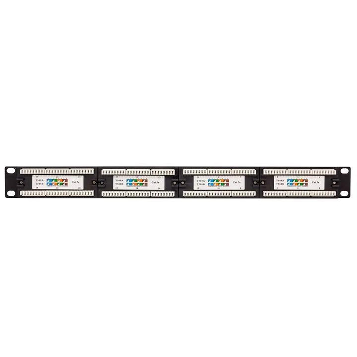 Патч-панель TERACOM 19'' Cat.5E 1U неэкранированная UTP 24 порта RJ-45 110 IDC Патч-панель TERACOM 19'' Cat.5E 1U неэкранированная UTP 24 порта RJ-45 110 IDC