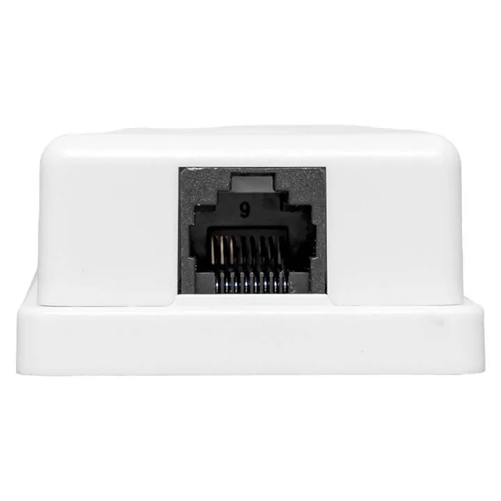 Розетка настенная TERACOM Cat.5E неэкранированная 1 порт RJ-45 Dual IDC белая Розетка настенная TERACOM Cat.5E неэкранированная 1 порт RJ-45 Dual IDC белая