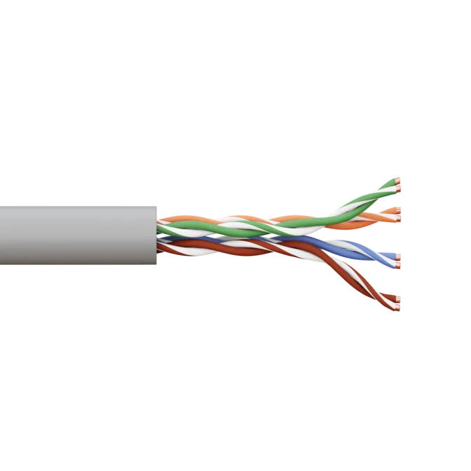 Кабель витая пара TERACOM PRO Cat.5E U/UTP 4 пары solid 24AWG оболочка PVC цвет серый (упак. 305м) Кабель витая пара TERACOM PRO Cat.5E U/UTP 4 пары solid 24AWG оболочка PVC цвет серый (упак. 305м)