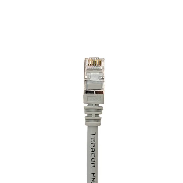Патч-корд TERACOM PRO Cat.6 экранированный FTP оболочка LSZH серый (5,0м) Патч-корд TERACOM PRO Cat.6 экранированный FTP оболочка LSZH серый (5,0м)