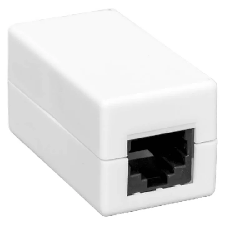 Адаптер проходной TERACOM PRO Cat.6 неэкранированный RJ45-RJ45 белый Адаптер проходной TERACOM PRO Cat.6 неэкранированный RJ45-RJ45 белый
