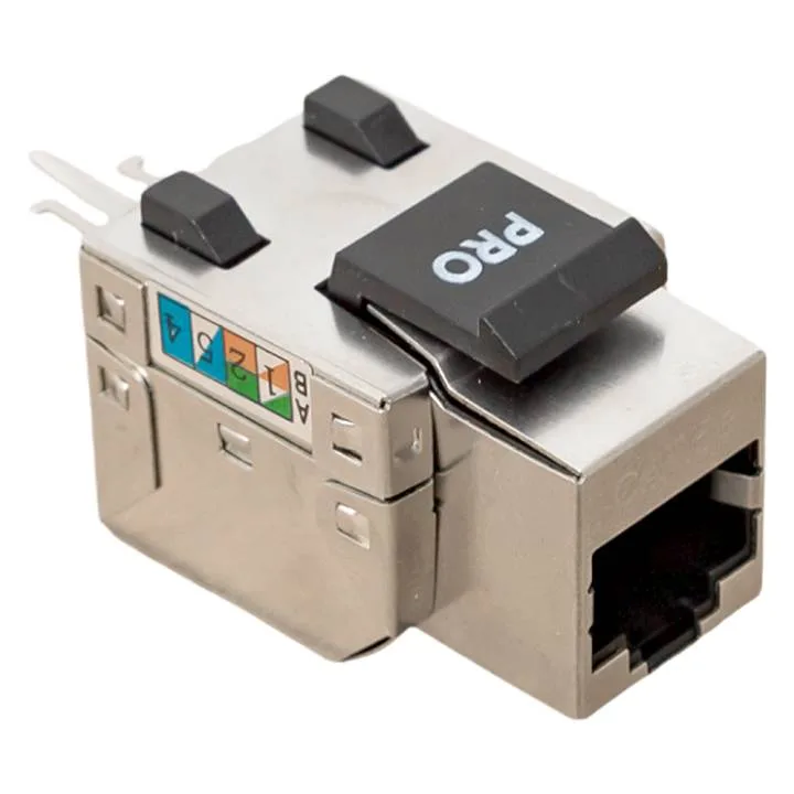Модуль Keystone розеточный TERACOM PRO Cat.5E RJ-45 экранированный FTP 110 IDC 90 градусов Модуль Keystone розеточный TERACOM PRO Cat.5E RJ-45 экранированный FTP 110 IDC 90 градусов