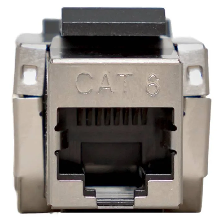 Модуль Keystone розеточный TERACOM PRO Cat.6 RJ-45 экранированный FTP 110 IDC 90 градусов Модуль Keystone розеточный TERACOM PRO Cat.6 RJ-45 экранированный FTP 110 IDC 90 градусов