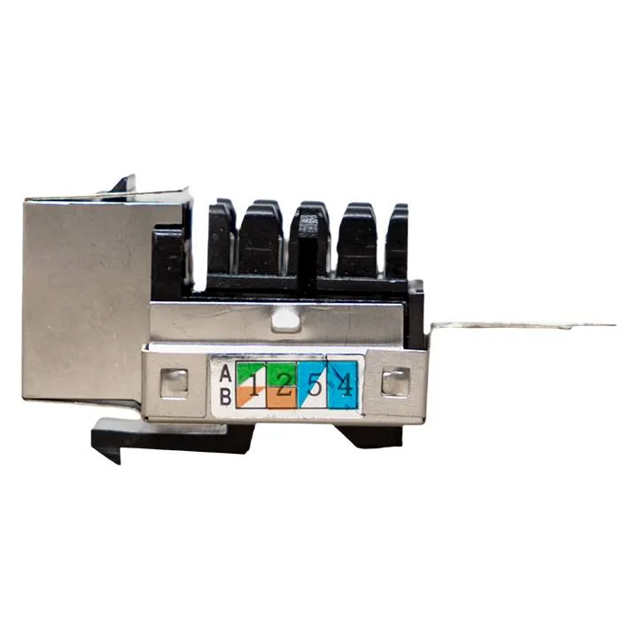 Модуль Keystone розеточный TERACOM PRO Cat.6 RJ-45 экранированный FTP 110 IDC 90 градусов Модуль Keystone розеточный TERACOM PRO Cat.6 RJ-45 экранированный FTP 110 IDC 90 градусов
