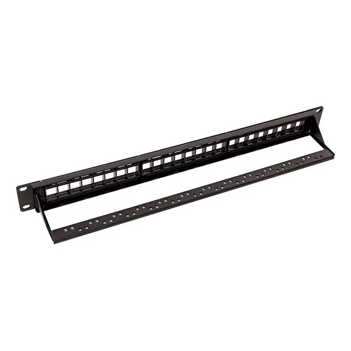 Патч-панель модульная TERACOM PRO 19'' 1U неэкранированная 24 порта с органайзером (пустая) Патч-панель модульная TERACOM PRO 19'' 1U неэкранированная 24 порта с органайзером (пустая)