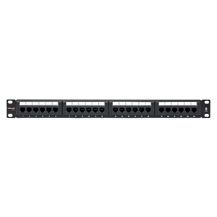 Патч-панель TERACOM PRO 19'' Cat.6 1U неэкранированная UTP 24 порта RJ-45 Dual IDC Патч-панель TERACOM PRO 19'' Cat.6 1U неэкранированная UTP 24 порта RJ-45 Dual IDC