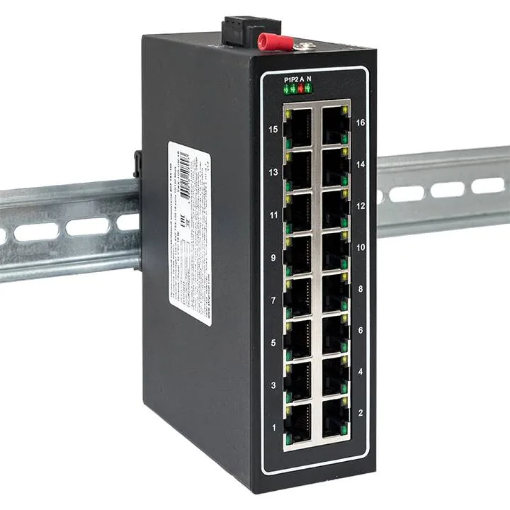 Промышленный неуправляемый коммутатор EKF TSX-100 16 портов 10/100 Мбит/с Промышленный неуправляемый коммутатор EKF TSX-100 16 портов 10/100 Мбит/с