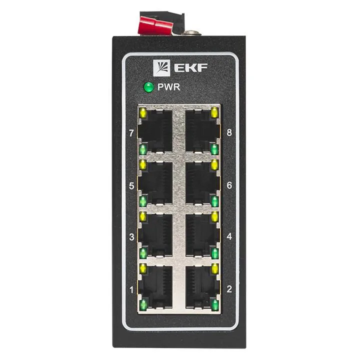 Промышленный неуправляемый коммутатор EKF TSX-100 8 портов 10/100 Мбит/с Промышленный неуправляемый коммутатор EKF TSX-100 8 портов 10/100 Мбит/с