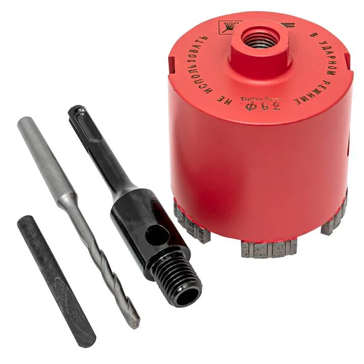 Коронка алмазная Turbo Fast 82 DCH-82TRB Laser M16 EKF Expert Коронка алмазная Turbo Fast 82 DCH-82TRB Laser M16 EKF Expert