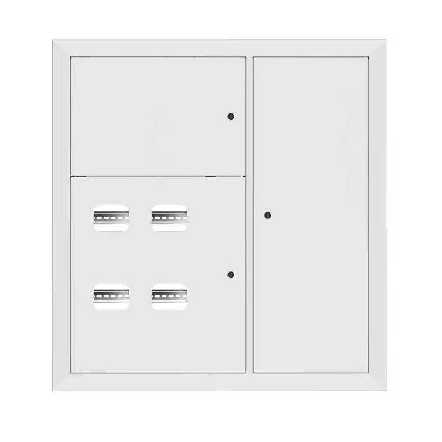 Щит этажный 4 кв. RAL9003 (1000х950х150) EKF Basic Щит этажный 4 кв. RAL9003 (1000х950х150) EKF Basic