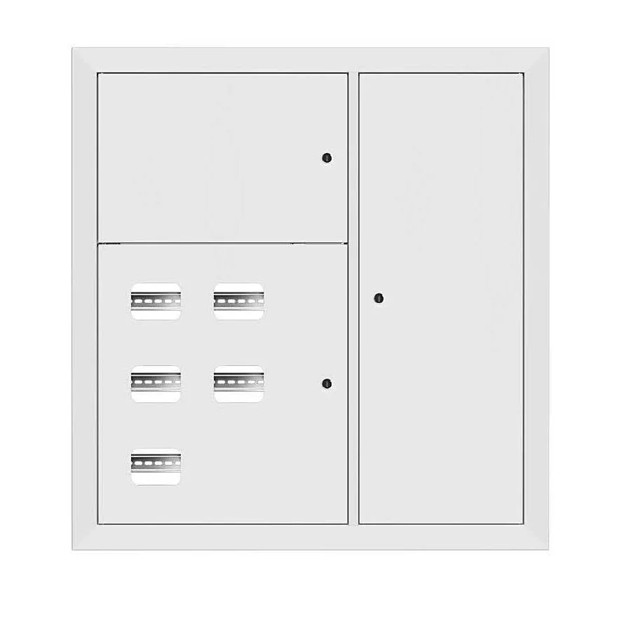 Щит этажный 5 кв. RAL9003 (1000х950х150) EKF Basic Щит этажный 5 кв. RAL9003 (1000х950х150) EKF Basic