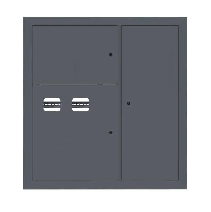 Щит этажный 2 кв. RAL7016 (1000х950х150) EKF PROxima Щит этажный 2 кв. RAL7016 (1000х950х150) EKF PROxima