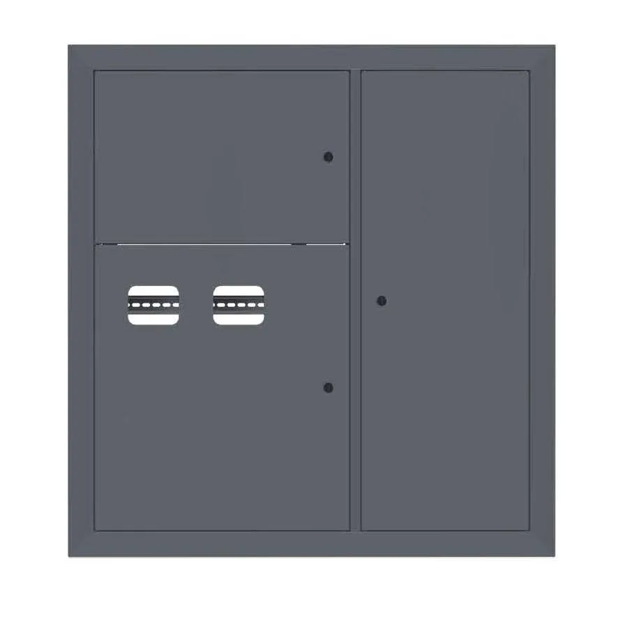 Щит этажный 2 кв. RAL7024 (1000х950х150) EKF PROxima Щит этажный 2 кв. RAL7024 (1000х950х150) EKF PROxima