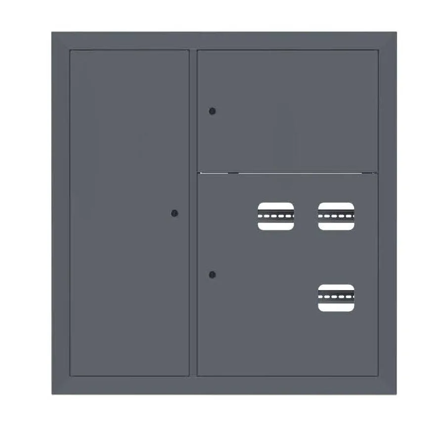 Щит этажный 3 кв. слаботочка слева RAL7024 (1000х950х150) EKF PROxima Щит этажный 3 кв. слаботочка слева RAL7024 (1000х950х150) EKF PROxima