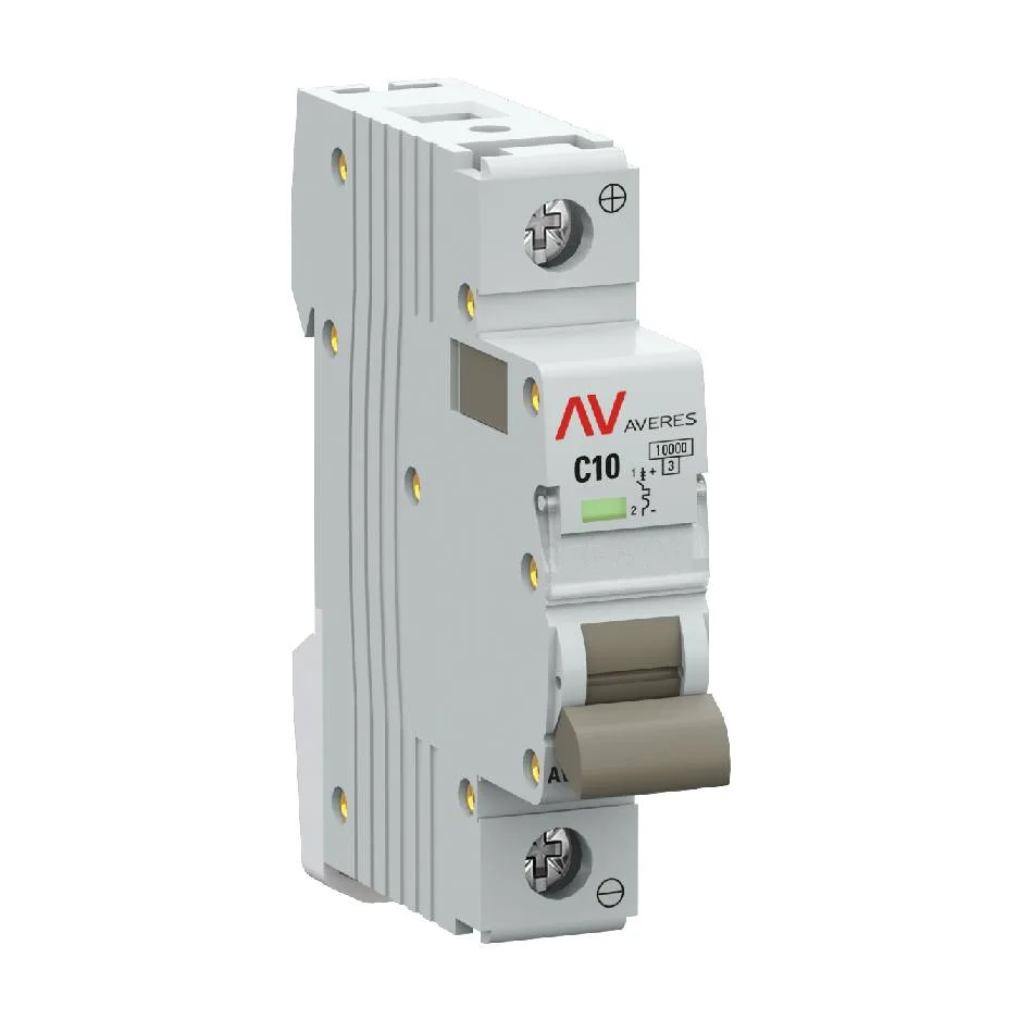 Выключатель автоматический AV-10 DC 1P 10A (C) 10kA EKF AVERES Выключатель автоматический AV-10 DC 1P 10A (C) 10kA EKF AVERES
