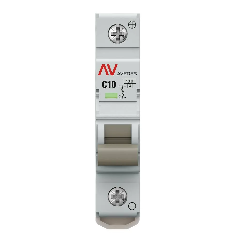 Выключатель автоматический AV-10 DC 1P 10A (C) 10kA EKF AVERES Выключатель автоматический AV-10 DC 1P 10A (C) 10kA EKF AVERES