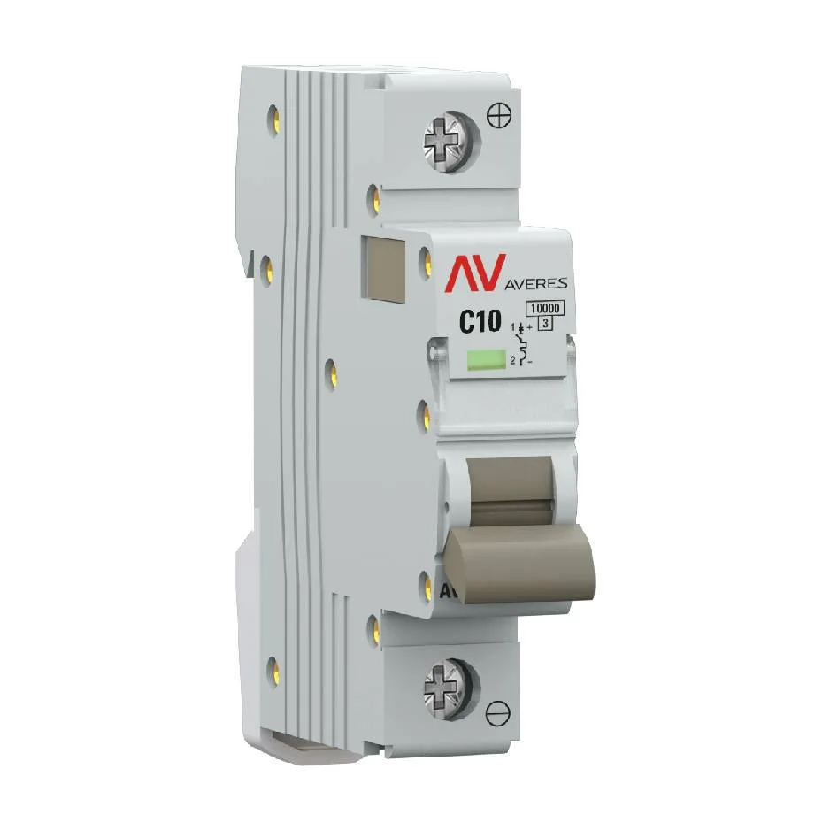 Выключатель автоматический AV-10 DC 1P 10A (C) 10kA EKF AVERES Выключатель автоматический AV-10 DC 1P 10A (C) 10kA EKF AVERES