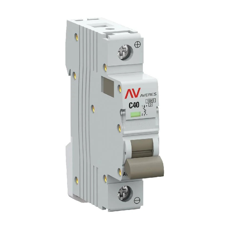 Выключатель автоматический AV-10 DC 1P 40A (C) 10kA EKF AVERES Выключатель автоматический AV-10 DC 1P 40A (C) 10kA EKF AVERES