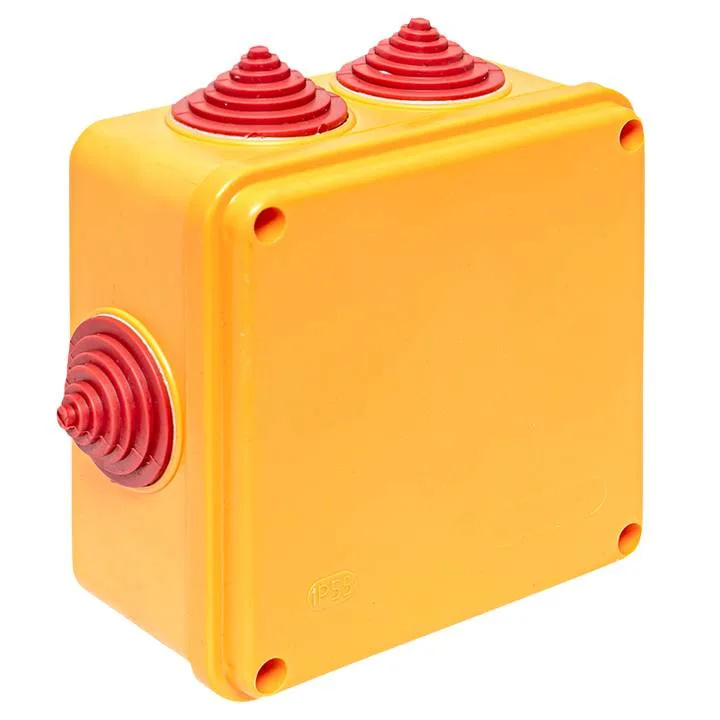 Коробка огнестойкая 100х100х50мм IP55, 3 двойных клеммника 1,5-10 мм2 EKF Коробка огнестойкая 100х100х50мм IP55, 3 двойных клеммника 1,5-10 мм2 EKF