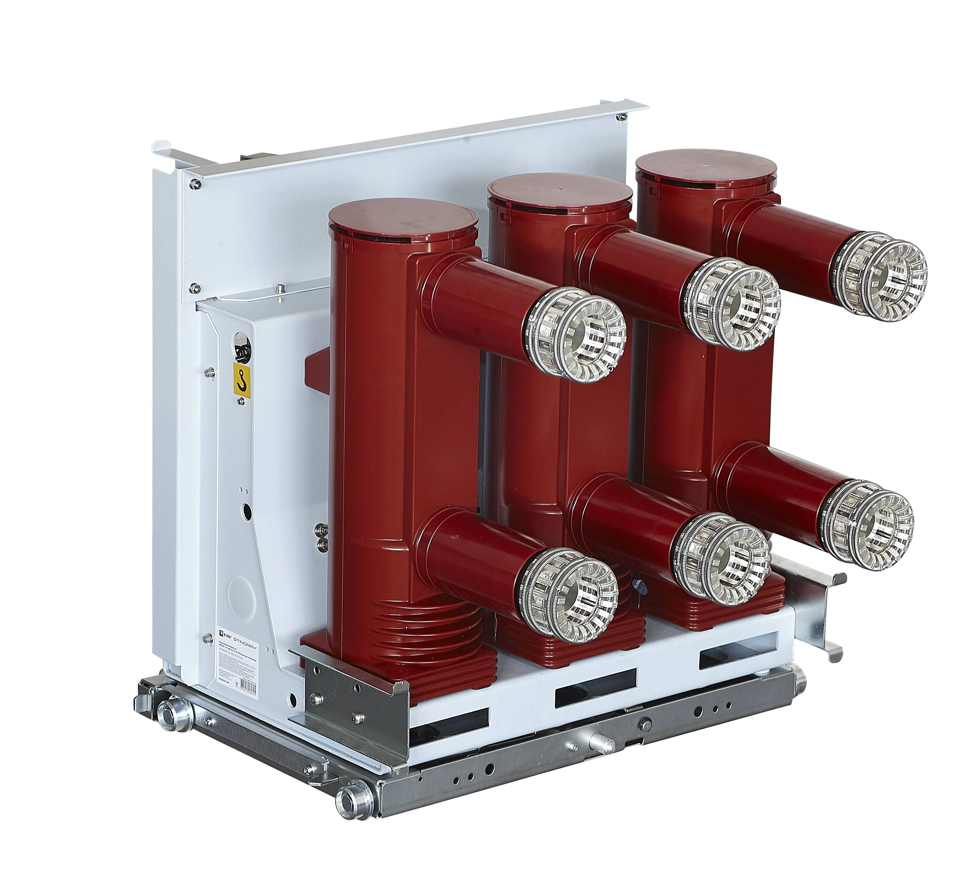 Вакуумный выключатель BB/EKF-10-1600-25-210-3 выкатного исполнения, с магнитом блокировки включения, с правой блокировкой, с 2 токовыми катушками отключения, опер. Ток 220 В AC/DC Вакуумный выключатель BB/EKF-10-1600-25-210-3 выкатного исполнения, с магнитом блокировки включения, с правой блокировкой, с 2 токовыми катушками отключения, опер. Ток 220 В AC/DC