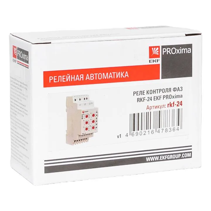 Реле контроля фаз RKF-24 EKF Реле контроля фаз RKF-24 EKF