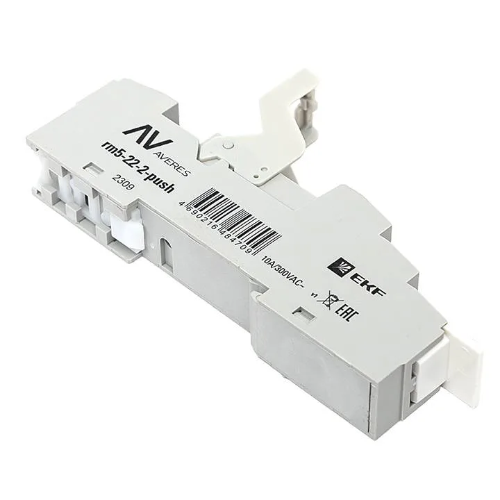 Разъем для реле РM5 22/2 Push-in EKF AVERES Разъем для реле РM5 22/2 Push-in EKF AVERES