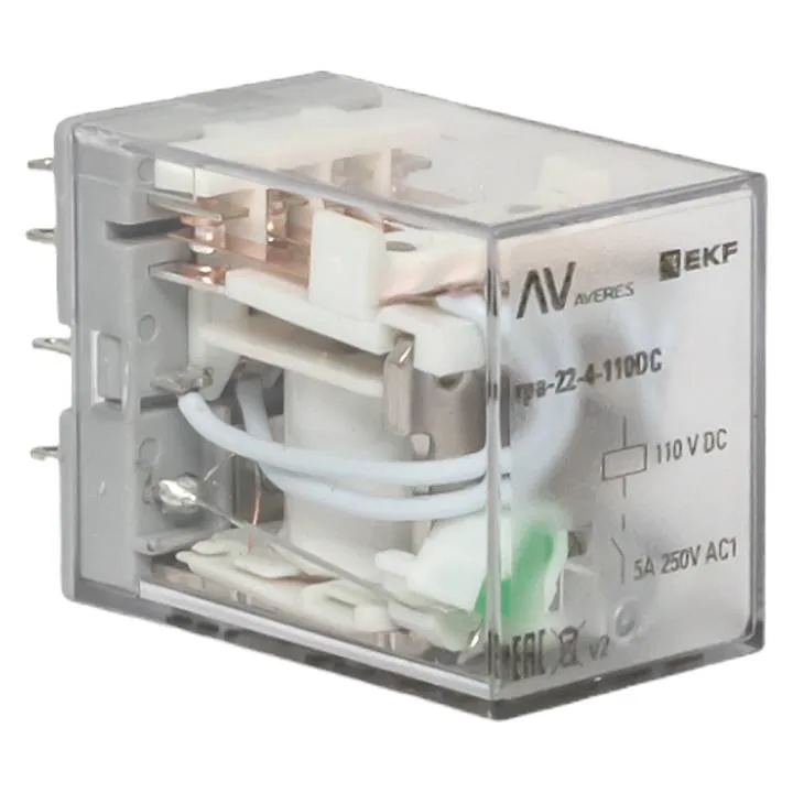 Реле промежуточное RPA 22/3 6A 110В DC EKF AVERES