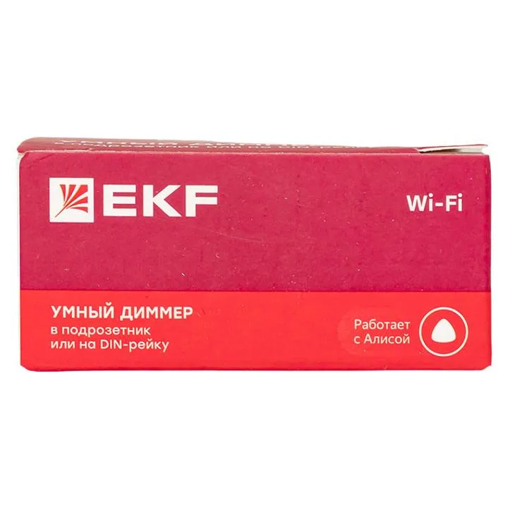 Умный диммер в подрозетник 2-канальный Wi-Fi EKF Connect Умный диммер в подрозетник 2-канальный Wi-Fi EKF Connect