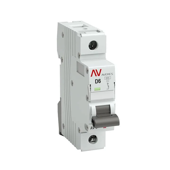 Выключатель автоматический AV-10 1P 6A (D) 10kA EKF AVERES mcb10-1-06D-av Выключатель автоматический AV-10 1P 6A (D) 10kA EKF AVERES mcb10-1-06D-av