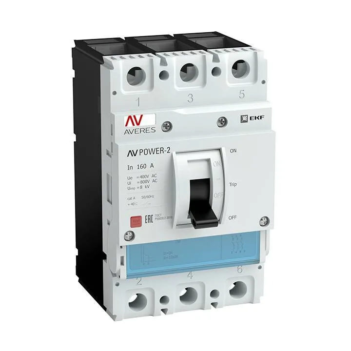 Автоматический выключатель AV POWER-1/3 100А 80kA TR EKF AVERES Автоматический выключатель AV POWER-1/3 100А 80kA TR EKF AVERES