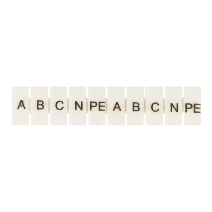 Маркеры для JXB-ST 4 с символами A, B, C, N, PE (100 шт.) EKF PROxima