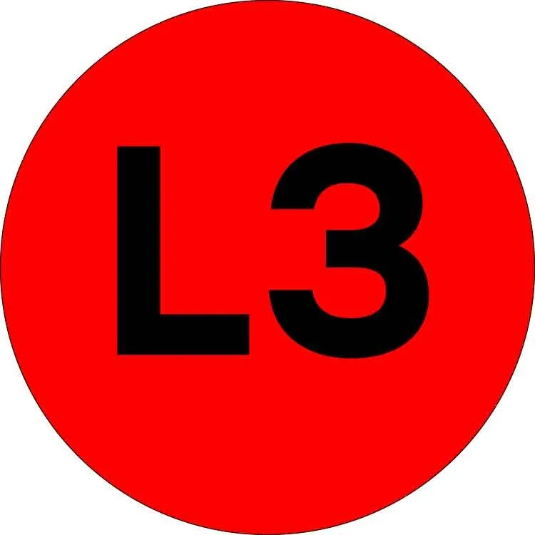 Наклейка L3 d=20мм EKF PROxima Наклейка L3 d=20мм EKF PROxima