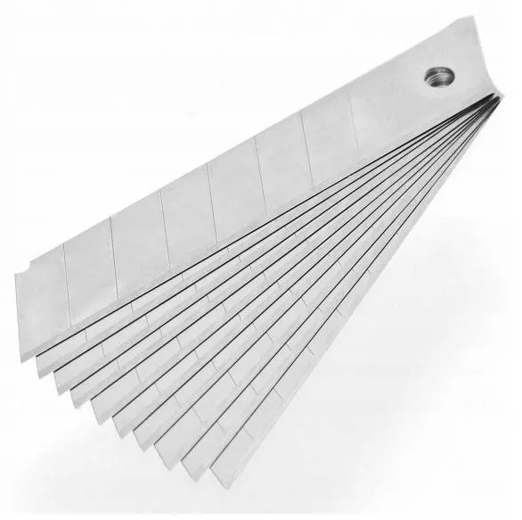 Набор сменных лезвий 18 мм СМ-30 (10 шт, SK4, 7 сегментов) EKF Expert