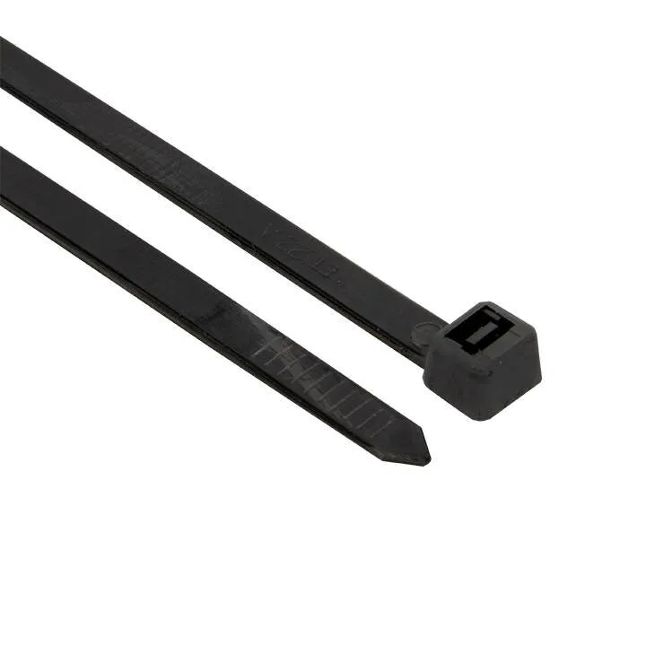 Хомут нейлоновый черный (2,5х250) (100шт.) EKF Basic Хомут нейлоновый черный (2,5х250) (100шт.) EKF Basic