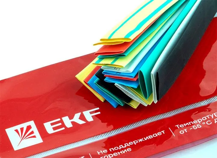 Термоусаживаемая трубка ТУТ нг 10/5 набор:7 цветов по 3шт. 100мм. EKF PROxima Термоусаживаемая трубка ТУТ нг 10/5 набор:7 цветов по 3шт. 100мм. EKF PROxima