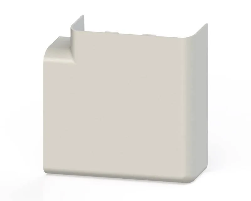 Поворот 90 гр. (105х50) (2 шт) белый EKF C-Line