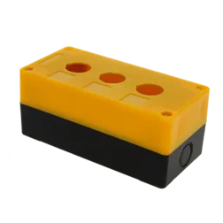 Корпус КП103 пластиковый 3 кнопки желтый EKF PROxima
