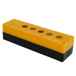 Корпус КП105 пластиковый 5 кнопок желтый EKF PROxima