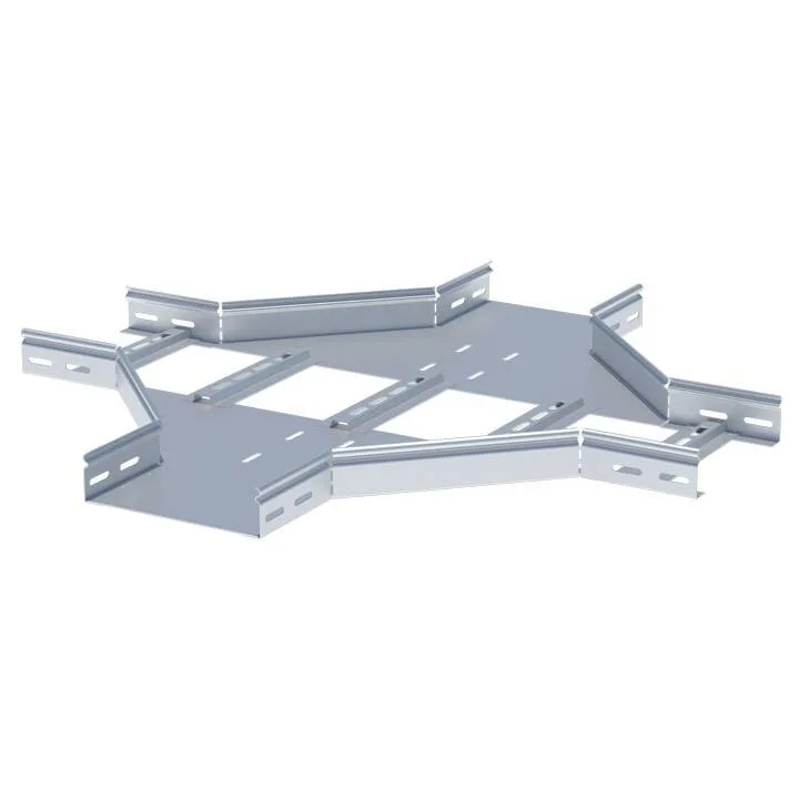 Ответвитель крестообразный для лестничного лотка 80х200 мм HDZ EKF Ответвитель крестообразный для лестничного лотка 80х200 мм HDZ EKF
