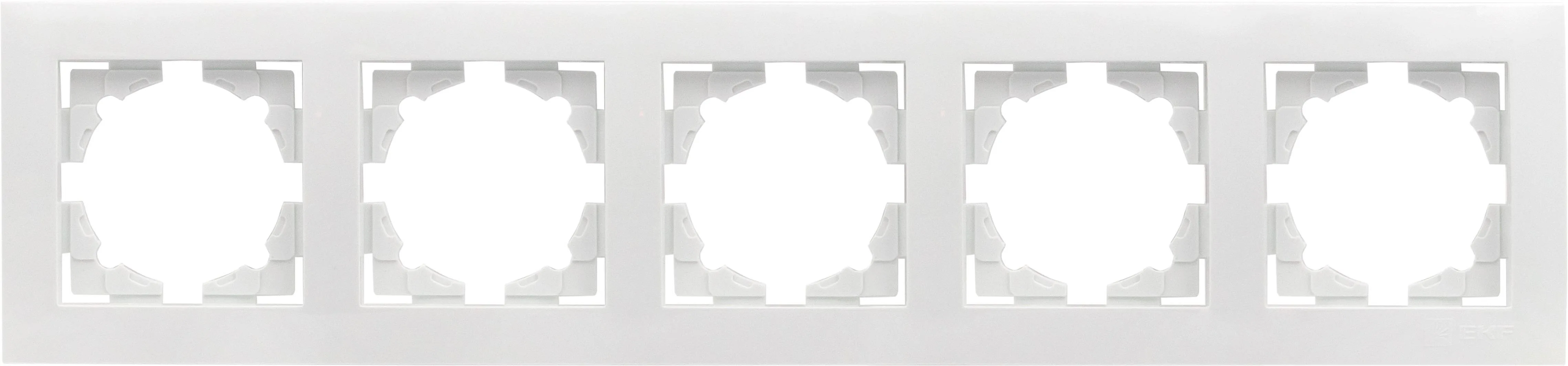 Валенсия рамка 5-местная белая EKF PROxima