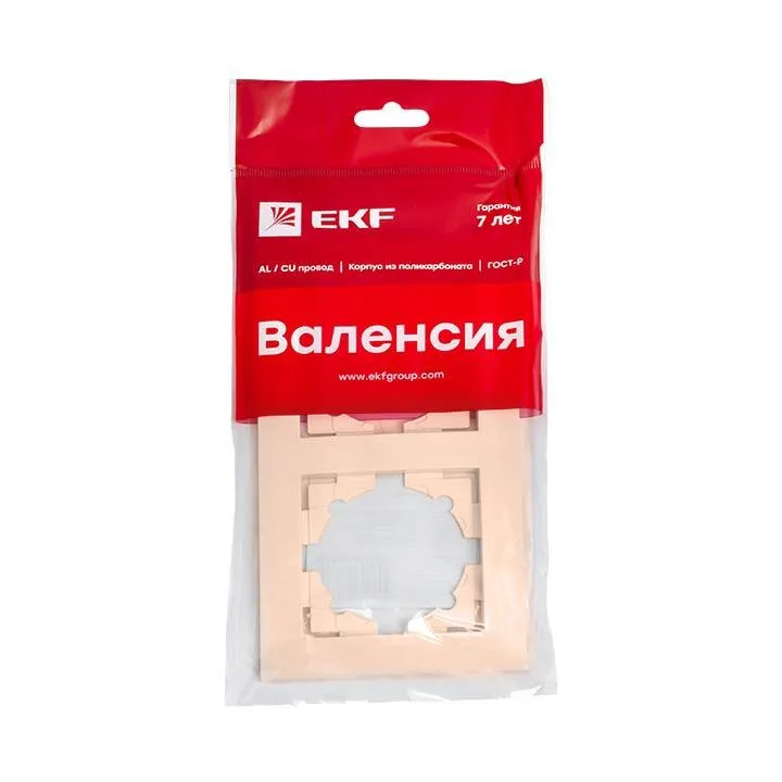 Валенсия рамка 2-местная кремовая EKF Валенсия рамка 2-местная кремовая EKF