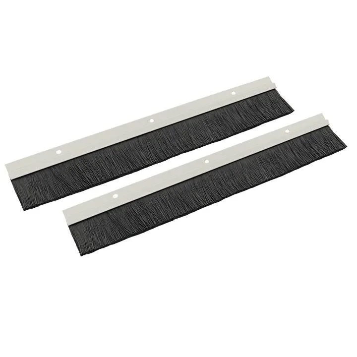 Щеточный буртик на алюминиевом держателе 400*45 ЕKF Basic (2шт) Щеточный буртик на алюминиевом держателе 400*45 ЕKF Basic (2шт)