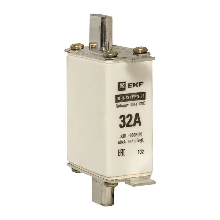 Плавкая вставка ППН-33 100/ 32А габарит 00С EKF PROxima